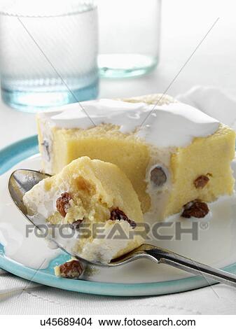 Picture - Sweet polenta vegan recipe soya cream. Fotosearch