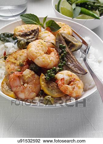 Stock Image - Thai red curry. Fotosearch
