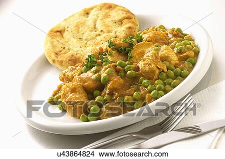 Turkey Korma Curry With Peas And Potatoes View Large Photo Image Picture - Turkey Korma Curry With Peas And Potatoes. Fotosearch