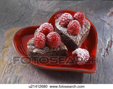 Valentines Day brownies View Large Photo Image Stock Image - Valentines Day brownies. Fotosearch
