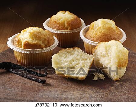 Vanilla muffins View Large Photo Image Stock Image - Vanilla muffins. Fotosearch