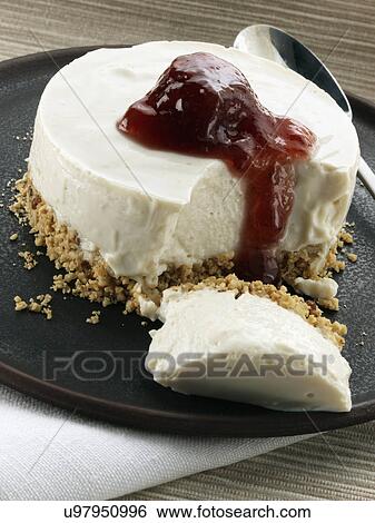 Vegan cheesecake dessert View Large Photo Image Stock Photograph - Vegan cheesecake dessert. Fotosearch