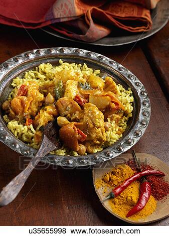 Stock Photo - Vegetable curry. Fotosearch