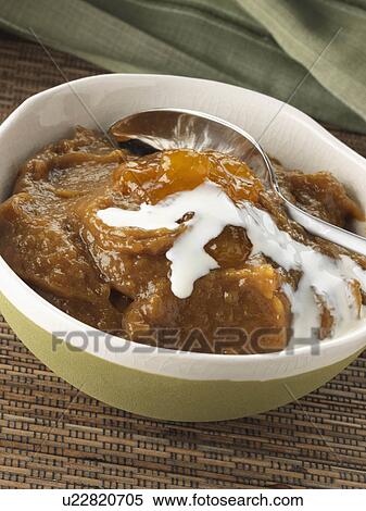 Vegetarian apricot mousse View Large Photo Image Stock Photography - Vegetarian apricot mousse. Fotosearch