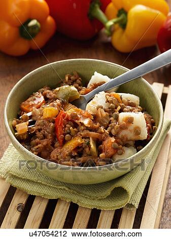 Vegetarian lentil special View Large Photo Image Stock Image - Vegetarian lentil special. Fotosearch