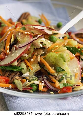 Stock Photography - Vegetarian salad. Fotosearch