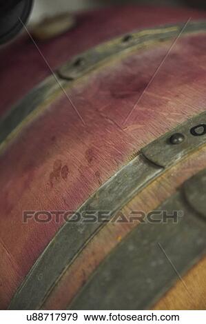 Wine Stored In Wooden Barrels On Vineyard View Large Photo Image Stock Photo - Wine Stored In Wooden Barrels On Vineyard. Fotosearch