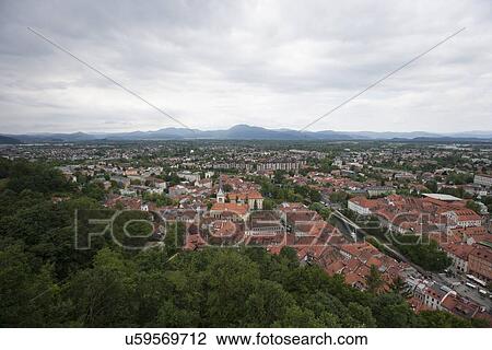 High angle view of residential district in Zagreb, Croatia View Large Photo Image Stock Image - High angle view of residential district in Zagreb, Croatia. Fotosearch