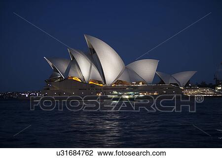 Illuminated Opera House at night, Sydney, Australia View Large Photo Image Stock Image - Illuminated Opera House at night, Sydney, Australia. Fotosearch