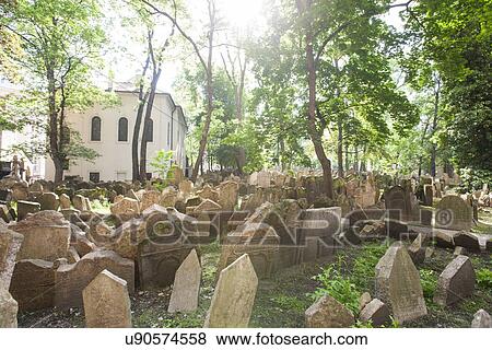 Jewish Cemetery in Prague, Czech Republic View Large Photo Image Stock Photo - Jewish Cemetery in Prague, Czech Republic. Fotosearch