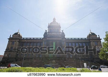 Stock Image - National Museum in Prague, Czech Republic. Fotosearch