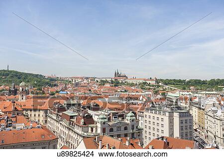 Picture - Old Town Square in Prague, Czech Republic. Fotosearch