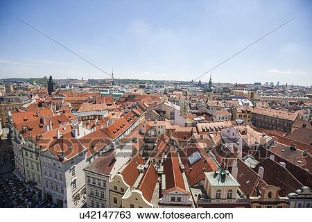 Old Town Square in Prague, Czech Republic View Large Photo Image Stock Image - Old Town Square in Prague, Czech Republic. Fotosearch