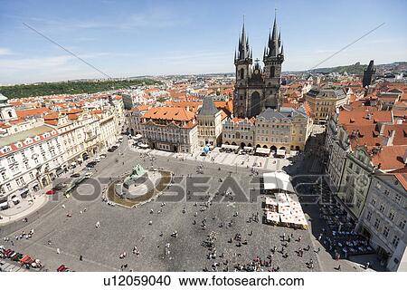 Tyn Church in Prague Old Town Square, Czech Republic View Large Photo Image Stock Image - Tyn Church in Prague Old Town Square, Czech Republic. Fotosearch