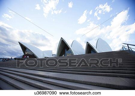 View of Opera House against cloudy sky, Sydney, Australia View Large Photo Image Stock Image - View of Opera House against cloudy sky, Sydney, Australia. Fotosearch