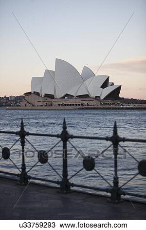 View of Opera House at dusk, Sydney, Australia View Large Photo Image Stock Image - View of Opera House at dusk, Sydney, Australia. Fotosearch