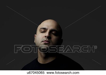 Bald man dreaming View Large Photo Image Stock Photography - Bald man dreaming . Fotosearch