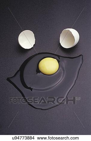 Picture - Broken egg . Fotosearch