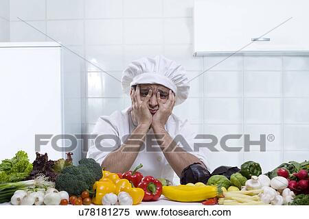 Chef getting frustrated View Large Photo Image Stock Photography - Chef getting frustrated . Fotosearch