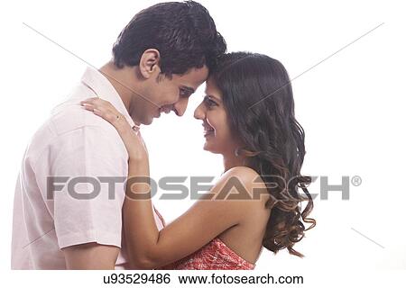 Stock Photograph - Couple embracing. Fotosearch