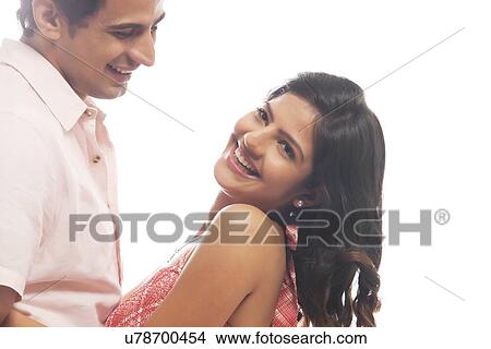 Picture - Couple smiling. Fotosearch