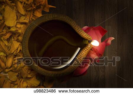 Stock Photograph - Diya . Fotosearch