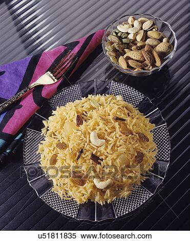 Dry fruit pulao View Large Photo Image Stock Photography - Dry fruit pulao . Fotosearch
