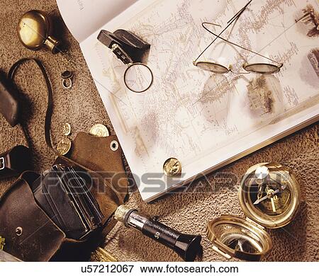 Stock Photo - Expedition items . Fotosearch