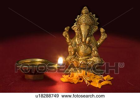 Ganesh idol View Large Photo Image Stock Photo - Ganesh idol . Fotosearch