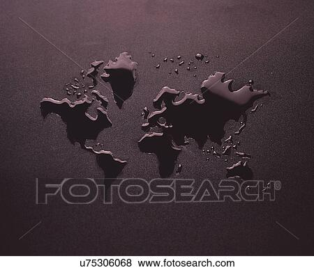 Map of the world View Large Photo Image Stock Photo - Map of the world . Fotosearch