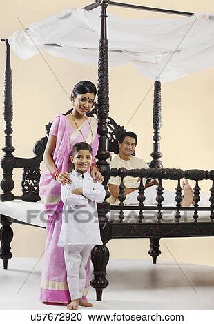 Portrait of a Bengali family View Large Photo Image Stock Image - Portrait of a Bengali family . Fotosearch