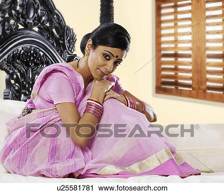 Portrait of a Bengali woman View Large Photo Image Stock Image - Portrait of a Bengali woman . Fotosearch