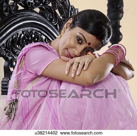 Portrait of a Bengali woman View Large Photo Image Stock Image - Portrait of a Bengali woman . Fotosearch