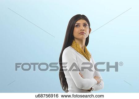Stock Photograph - Portrait of a businesswoman . Fotosearch