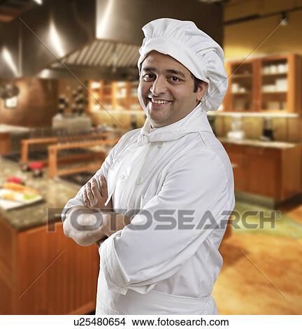 Portrait of a chef View Large Photo Image Picture - Portrait of a chef . Fotosearch