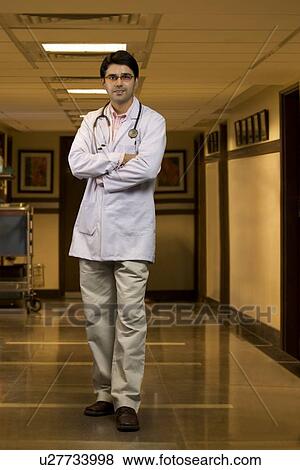 Portrait of a doctor View Large Photo Image Stock Photo - Portrait of a doctor . Fotosearch