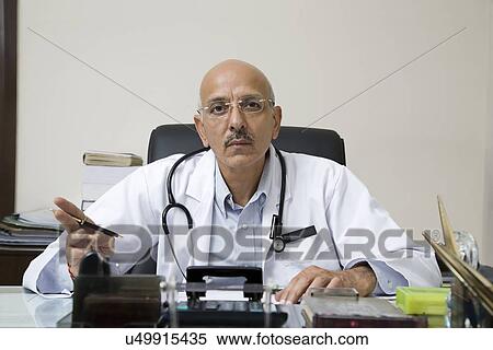 Stock Photography - Portrait of a doctor . Fotosearch