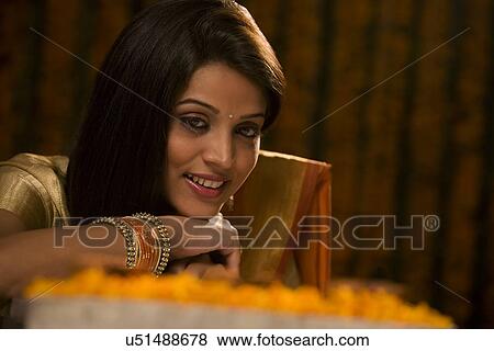 Stock Photo - Portrait of a woman . Fotosearch