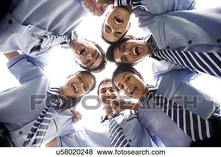 Portrait of students View Large Photo Image Stock Photo - Portrait of students . Fotosearch