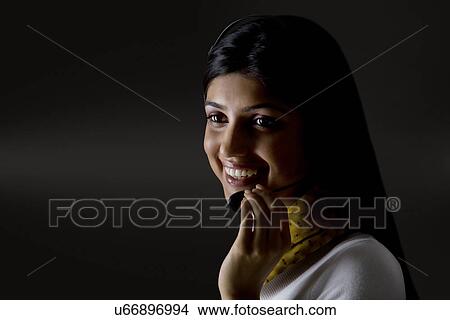 Secretary with headphones and mic View Large Photo Image Picture - Secretary with headphones and mic . Fotosearch