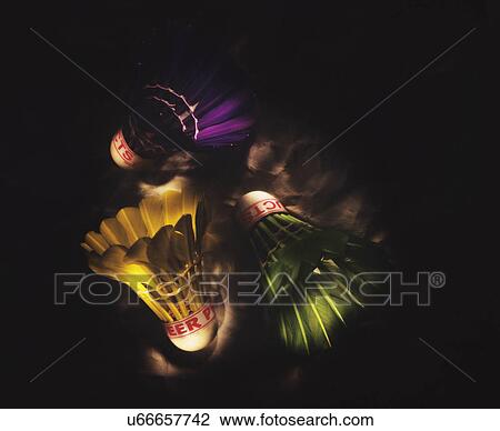 Stock Image - Shuttlecocks . Fotosearch