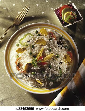 Stock Photography - Vegetable pulao . Fotosearch