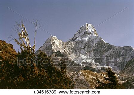 Amadablam View Large Photo Image Stock Photo - Amadablam. Fotosearch