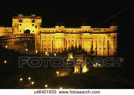Stock Image - Amer Fort . Fotosearch