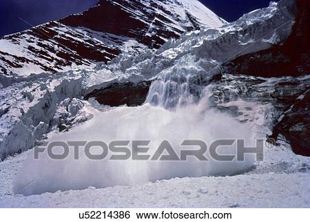 Avalanche View Large Photo Image Stock Photograph - Avalanche. Fotosearch