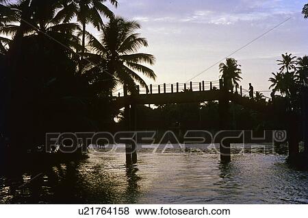 Stock Photo - Backwaters of Kerala, India. Fotosearch