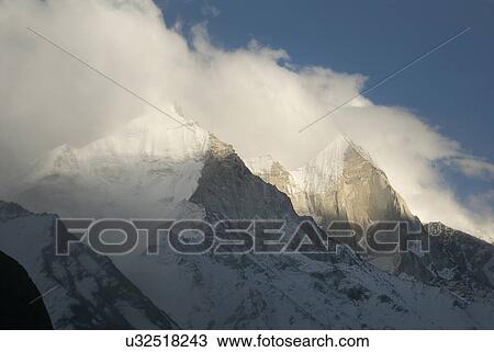 Bhagirathi peaks View Large Photo Image Stock Image - Bhagirathi peaks. Fotosearch