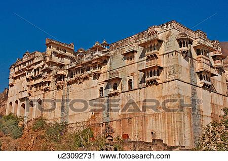 Bundi Palace View Large Photo Image Stock Image - Bundi Palace. Fotosearch