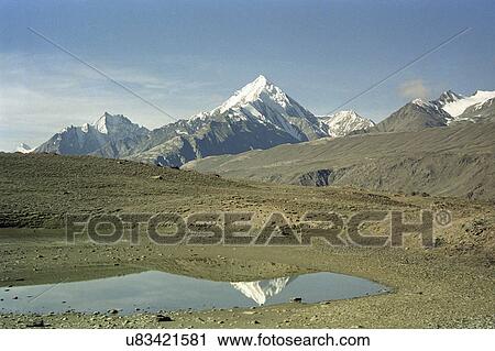 Stock Image - Chandertal lake. Fotosearch