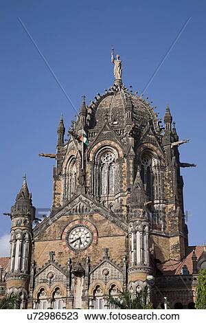 Chhatrapati Shivaji Terminus View Large Photo Image Stock Image - Chhatrapati Shivaji Terminus. Fotosearch